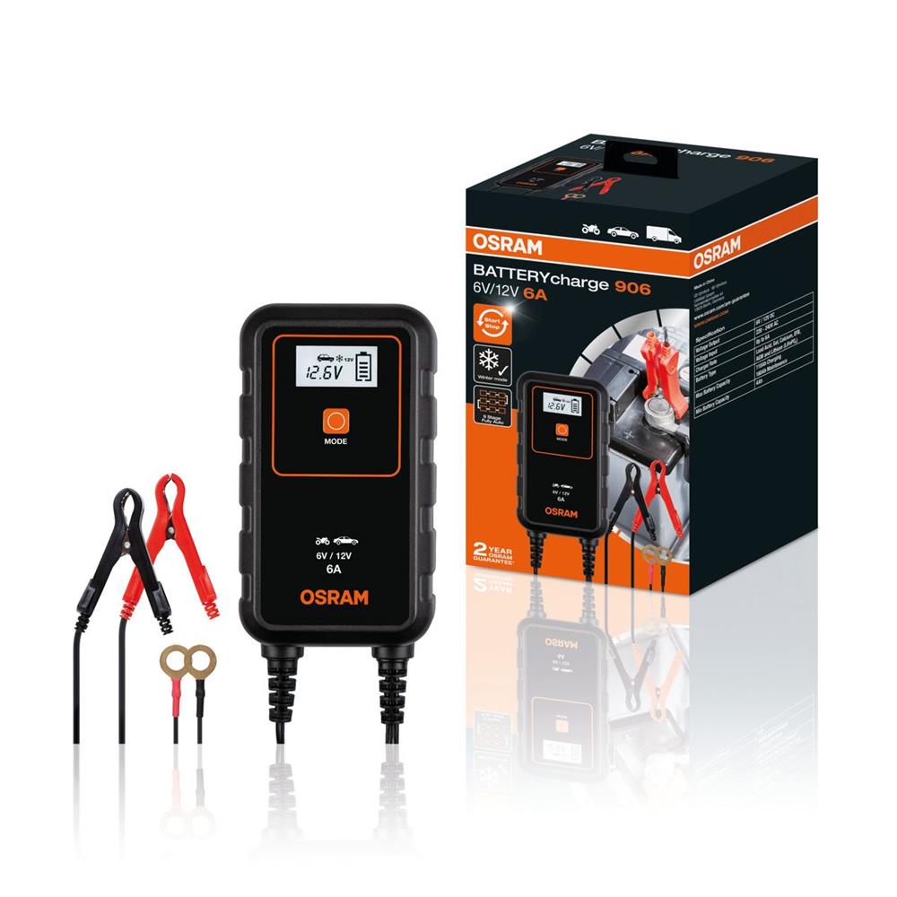 Intelligent battery charger + charge maintainer 6a 6/12v osram. Shop with confidence at DIAYTAR NIGERIA, offering extensive product variety with nationwide delivery.