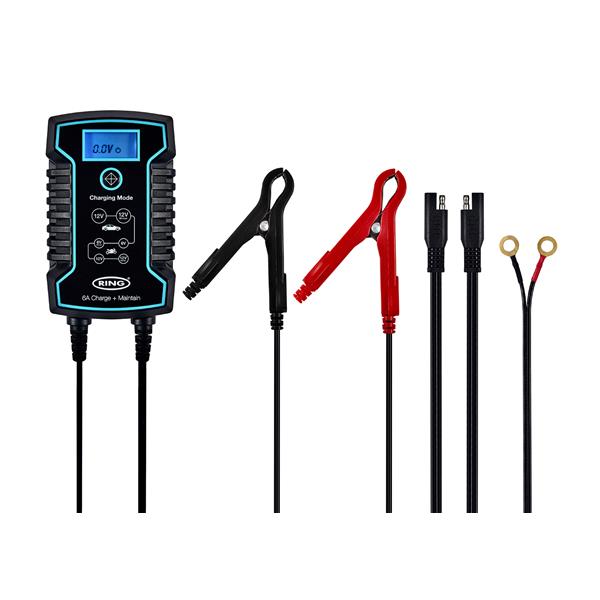 Smart battery charger + charge maintainer 6a 6/12v ring. DIAYTAR NIGERIA brings the market to your fingertips with affordable prices and prompt delivery service.