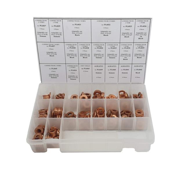 Set of 252 common rail injector seals. Your digital shopping ally, DIAYTAR NIGERIA offers extensive selection with budget-friendly delivery.