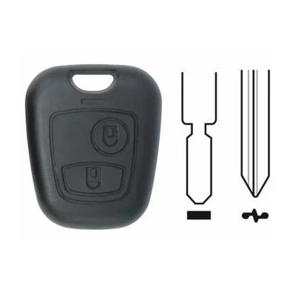 Adaptable key shell for Peugeot 2 buttons cross key blister. Unlock endless possibilities with DIAYTAR NIGERIA's affordable marketplace and reliable delivery service.