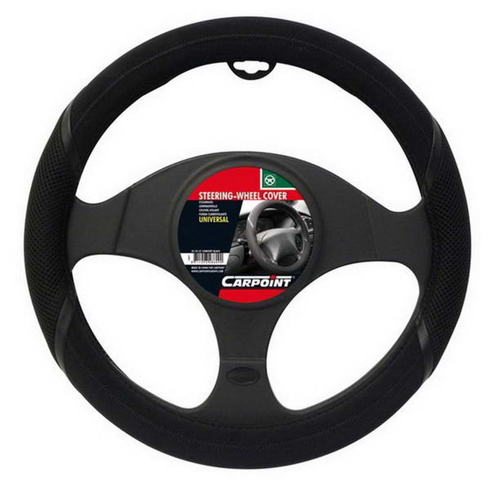 Black comfort steering wheel cover ø37 39cm. DIAYTAR NIGERIA puts thousands of products at your fingertips with affordable prices and delivery within a week.