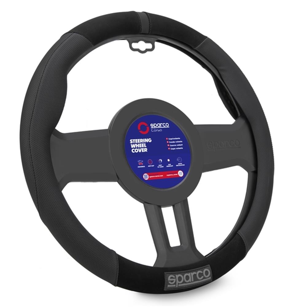 Sparco black steering wheel cover. Experience retail therapy without the financial stress at DIAYTAR NIGERIA's budget-friendly marketplace.