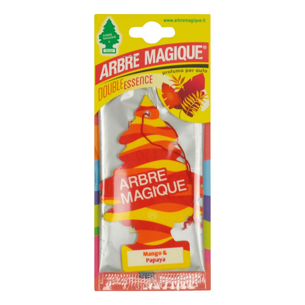 Magic tree air freshener mango & papaya scent. Shop for less and receive more with DIAYTAR NIGERIA's expansive e-commerce platform and nationwide delivery.
