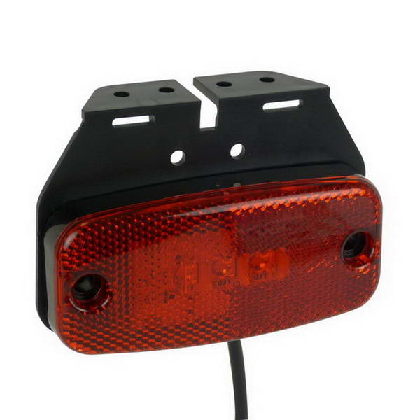 Red LED side marker light with support 9 32v. Experience the ease of digital shopping with DIAYTAR NIGERIA's affordable and diverse marketplace.