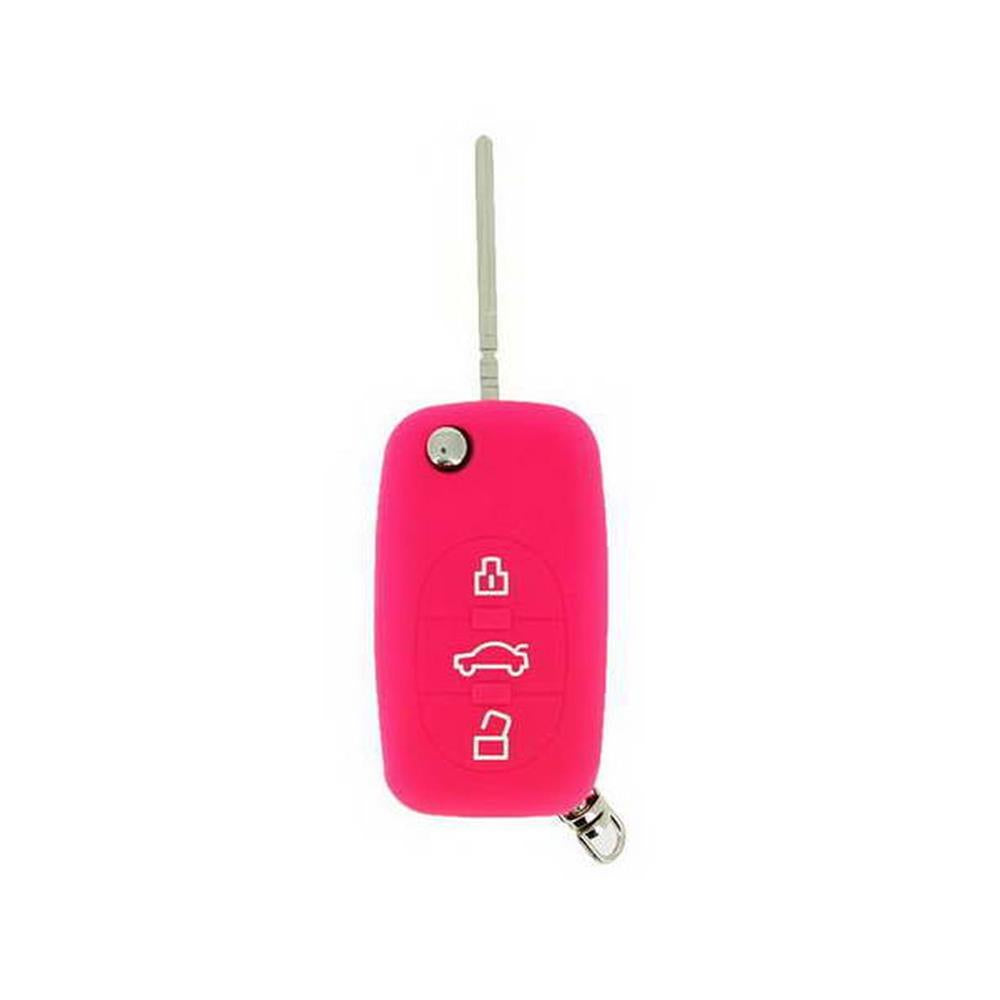 3 Button Pink Silicone Key Cover for Audi Z. Shop efficiently with DIAYTAR NIGERIA, offering thousands of products at unbeatable prices delivered promptly.