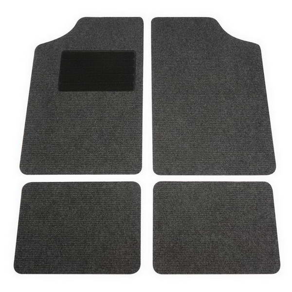 Set of 4 universal gray floor mats. DIAYTAR NIGERIA: Where every shopping need is met with affordable prices and timely delivery.