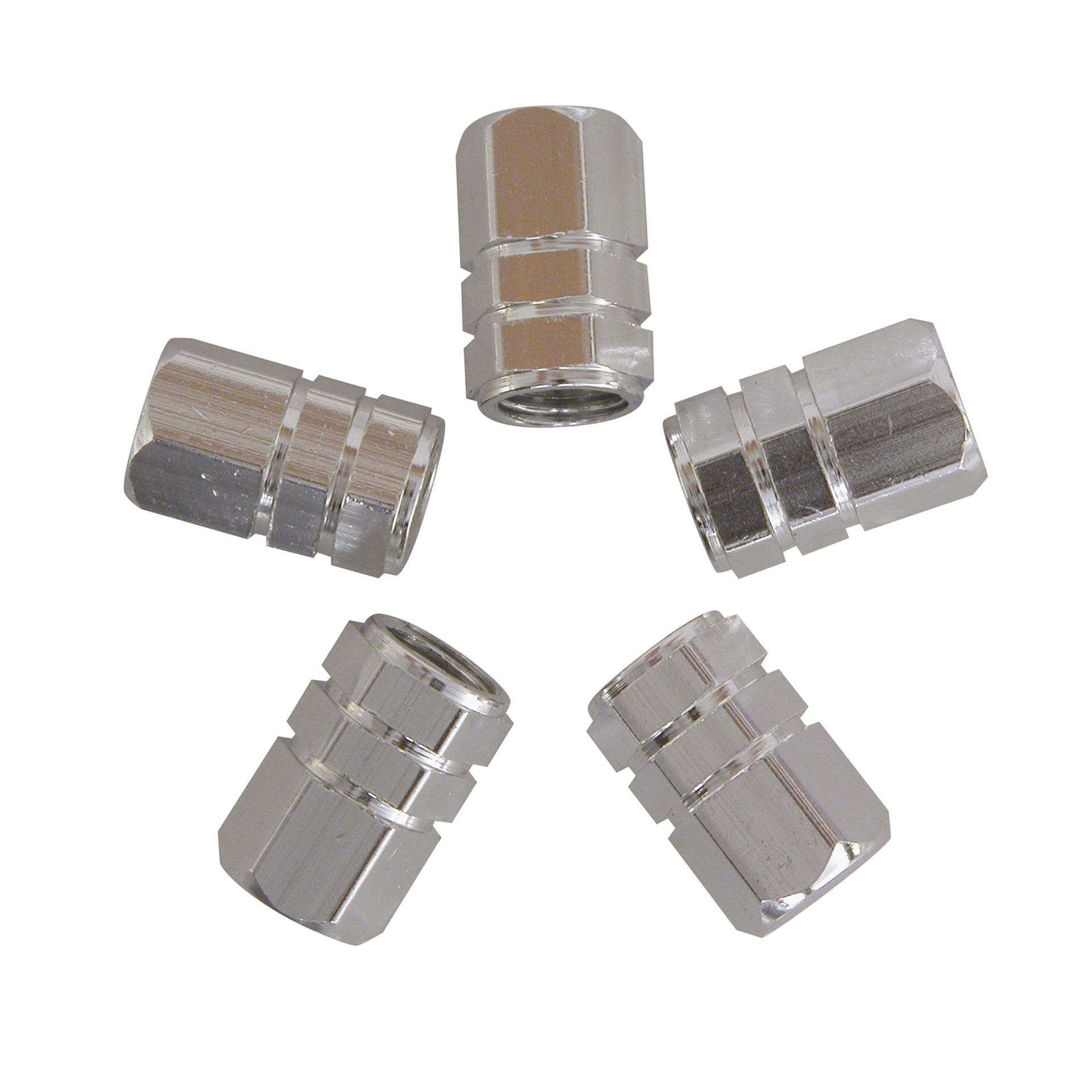 Set of 5 universal piston valve caps silver. Shop smarter with DIAYTAR NIGERIA's vast product range and budget-friendly delivery within the week.