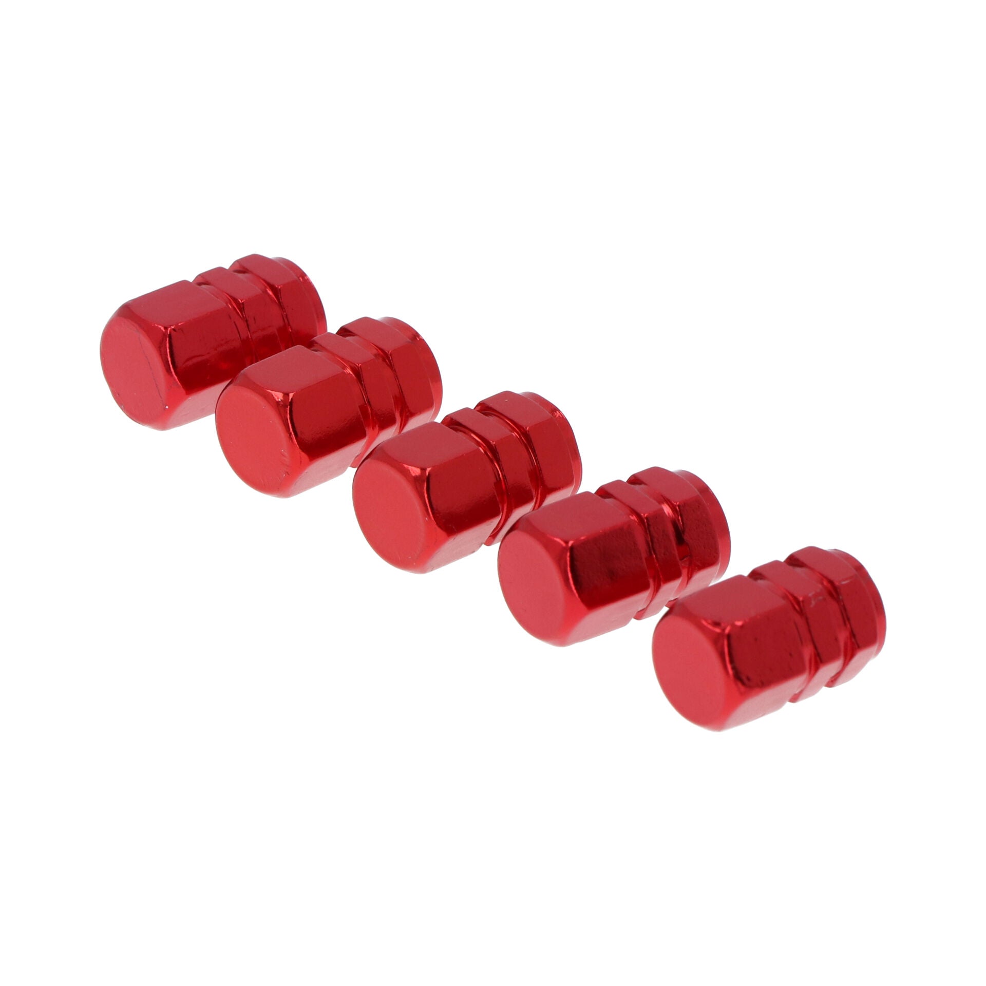 Set of 5 red universal piston valve caps. DIAYTAR NIGERIA combines affordability, variety, and convenience with nationwide delivery services.