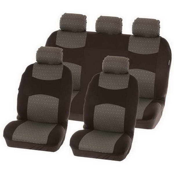 Chicago Universal Seat Cover Set Grey 9pcs (Airbag). DIAYTAR NIGERIA delivers on every promise with our affordable prices and nationwide delivery service.