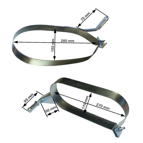 Kit 2 exhaust straps for Peugeot 206 (PL4043 + PL4048). Your ultimate shopping destination, DIAYTAR NIGERIA combines extensive selection with affordable shipping.