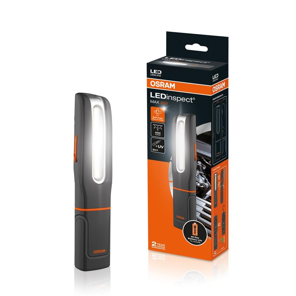 Lampe d'inspection rechargeable 3,7v/ 16,5w/ 500 lum osram max 500 z. DIAYTAR NIGERIA: Where quality products become affordable with our nationwide shipping service.