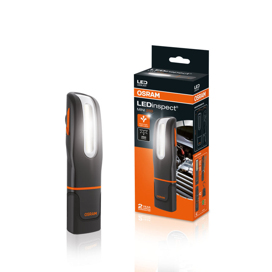 Lampe d'inspection rechargeable 3,7v/ 7,4w/ 250 lum osram mini 250 z. DIAYTAR NIGERIA: Your partner in affordable online retail with reliable shipping across Nigeria.