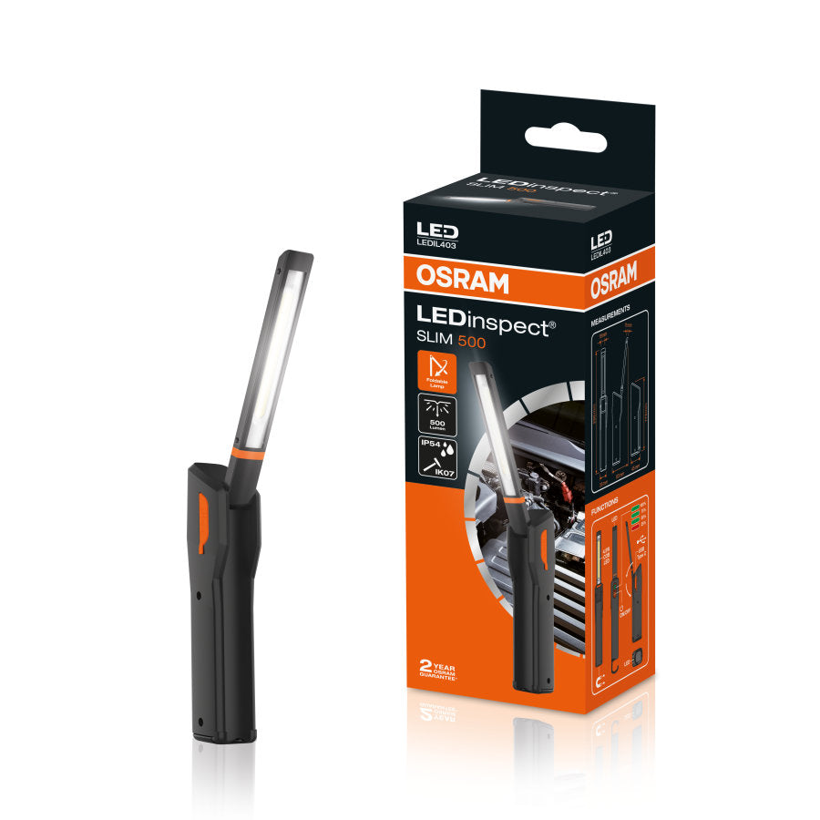 Lampe d'inspection rechargeable 3,7v/ 9,62w/ 500 lum osram slim 500 z. DIAYTAR NIGERIA: Connecting Nigerians with affordable products through our expansive e-commerce platform.