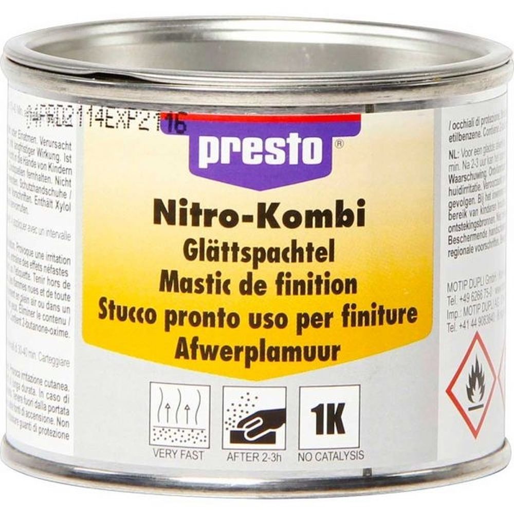 Nitro-combi smoothing putty grey presto 250 g. Shop smart, shop DIAYTAR - Nigeria's most affordable e-commerce platform with nationwide delivery.