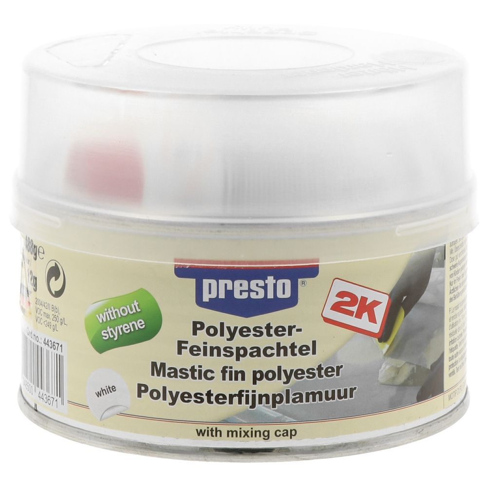 Mastic fin a base de polyester sans styrene  presto 500 g. Experience the ease of modern shopping with DIAYTAR NIGERIA's diverse marketplace delivered promptly.