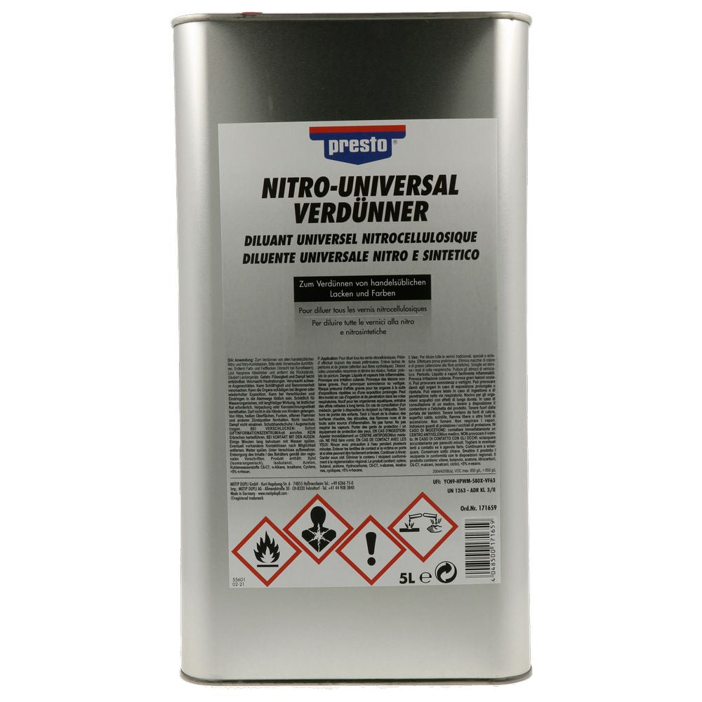Universal thinner 5l can presto. DIAYTAR NIGERIA: Transforming how Nigerians shop with our vast selection and nationwide delivery.