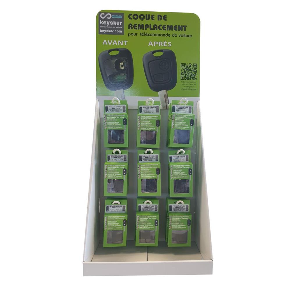 Pack of 72 key shells with keyskar display. Shop smarter, not harder with DIAYTAR NIGERIA - thousands of products at your fingertips with affordable delivery.