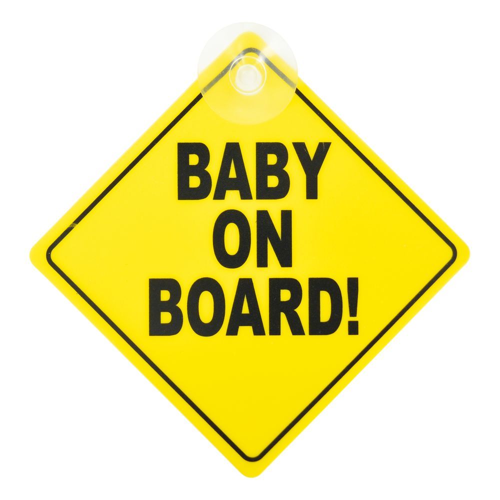 Baby on board sign! with suction cup. Experience shopping satisfaction with DIAYTAR NIGERIA's vast selection and nationwide delivery service.