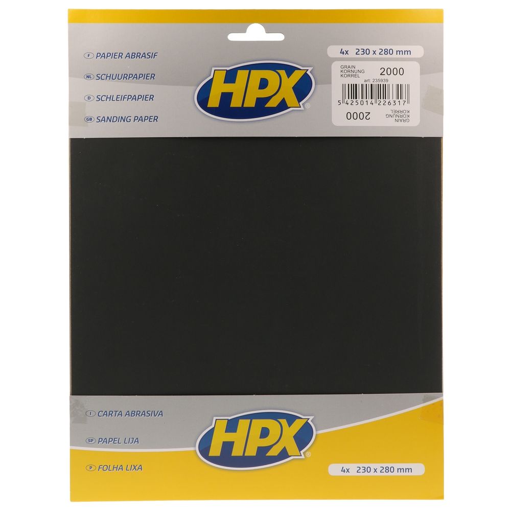Papier abrasif hpx p2000 - 230x280mm x4 hpx. Shop across categories at DIAYTAR NIGERIA with the confidence of affordable prices and delivery within 8 days.
