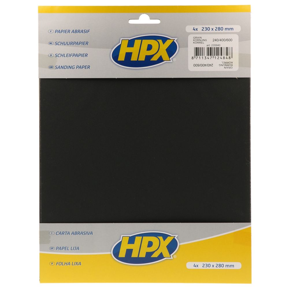 Water abrasive papers p240/400/600 - 230x280mm x4 hpx. Discover endless possibilities with DIAYTAR NIGERIA's extensive product range and affordable shipping.