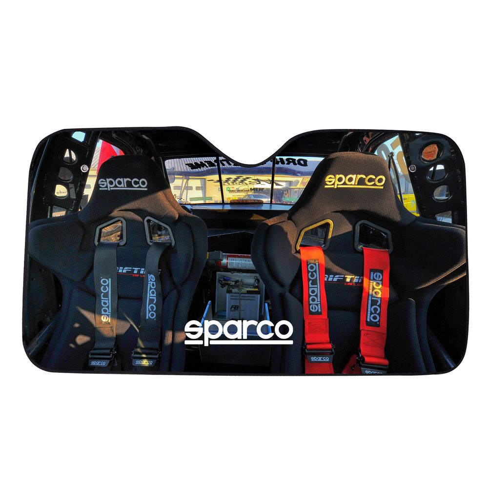 Sparco sun visor 70x130cm. DIAYTAR NIGERIA: Your affordable gateway to thousands of products delivered within a week.