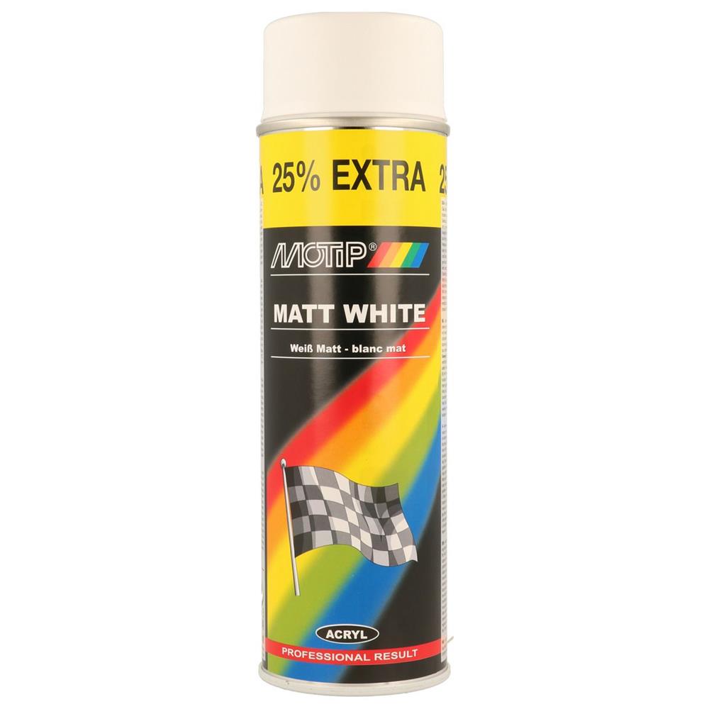 White matt paint aerosol 500ml motip. DIAYTAR NIGERIA: Where affordability and variety meet with convenient delivery within 8 days.