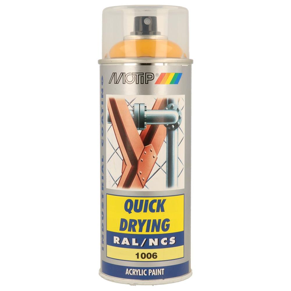 Peinture ral acryl ral1006 brillant aerosol 400ml motip. Shop with ease at DIAYTAR NIGERIA, Nigeria's premier e-commerce platform offering budget-friendly shipping.