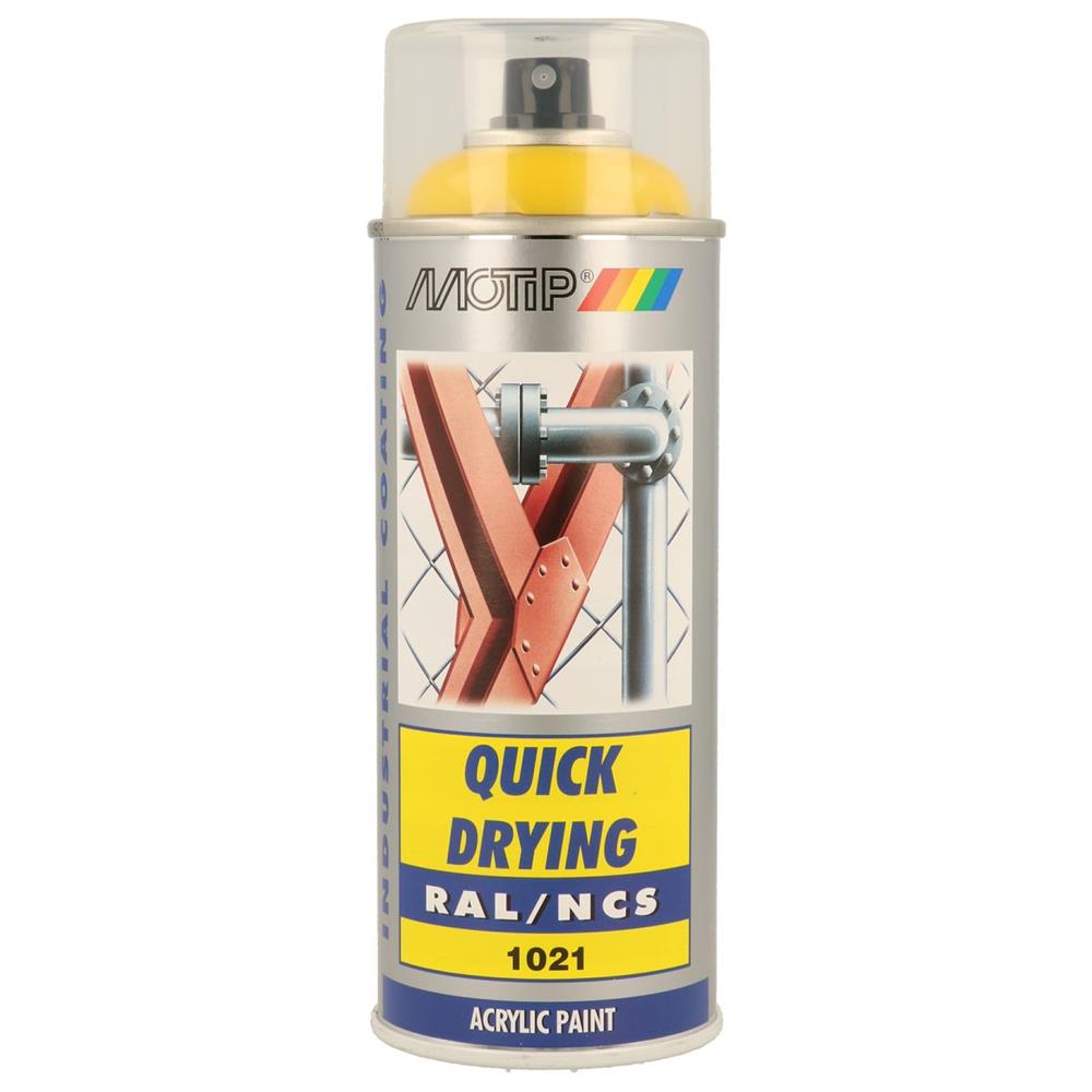 Peinture ral acryl ral1021 brillant aerosol 400ml motip. DIAYTAR NIGERIA: Where quality products become affordable with our nationwide shipping service.