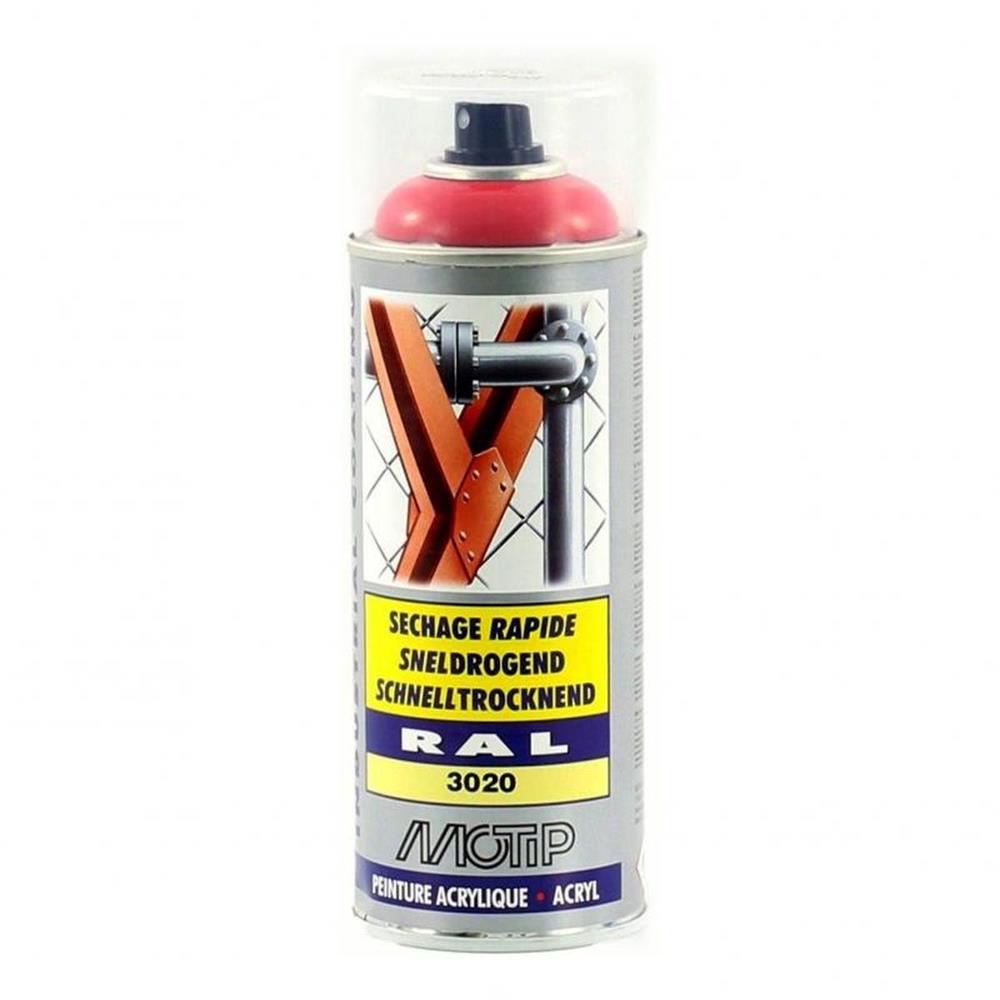 Peinture ral acryl ral3020 brilliant aerosol 400ml motip. DIAYTAR NIGERIA: Where shopping meets satisfaction with affordable prices and prompt delivery services.