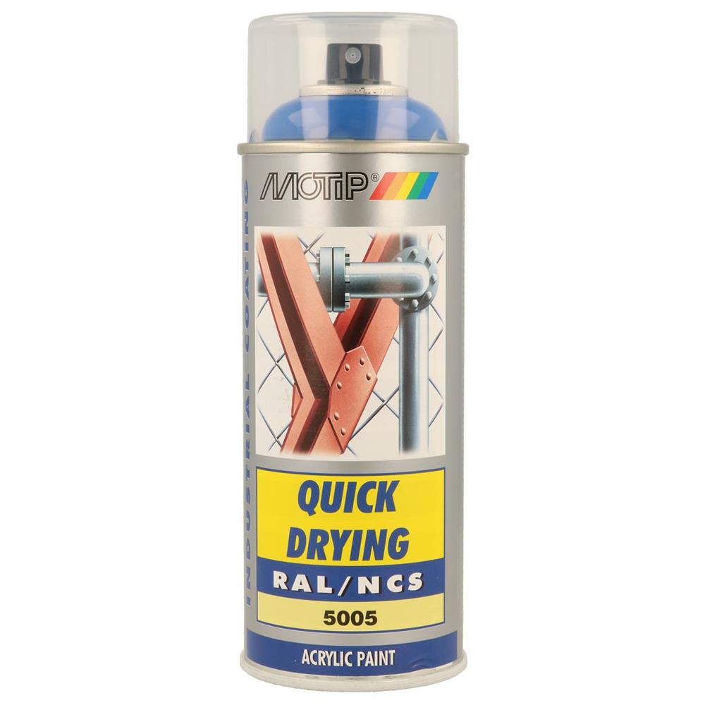 Peinture ral acryl ral5005 brillant aerosol 400ml motip. DIAYTAR NIGERIA: Connecting Nigerians with their needs through affordable prices and 5-8 day shipping.