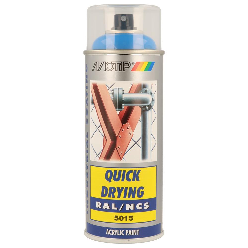 Ral acrylic paint ral5015 glossy aerosol 400ml motip. DIAYTAR NIGERIA: Where value shopping meets reliable 5-8 day delivery across the nation.