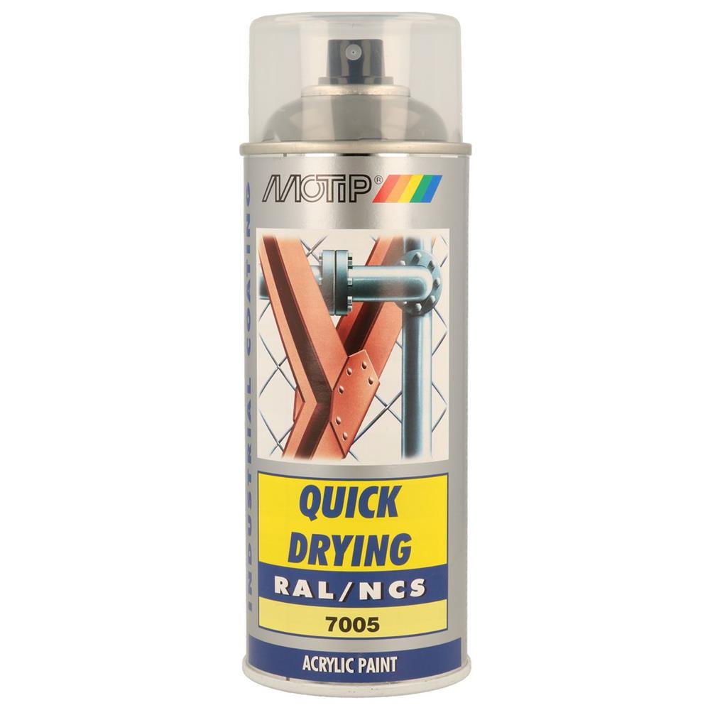 Ral acrylic paint ral7005 glossy aerosol 400ml motip. DIAYTAR NIGERIA: Making online shopping accessible to all Nigerians with our affordable platform.