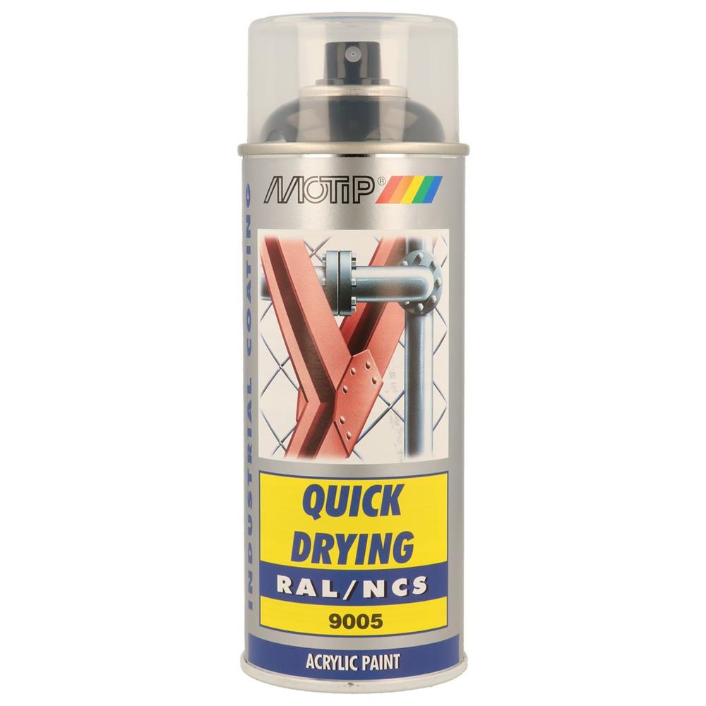 Peinture ral acryl ral9005 brillant aerosol 400ml motip. DIAYTAR NIGERIA revolutionizes access to quality products with affordable prices and dependable shipping.
