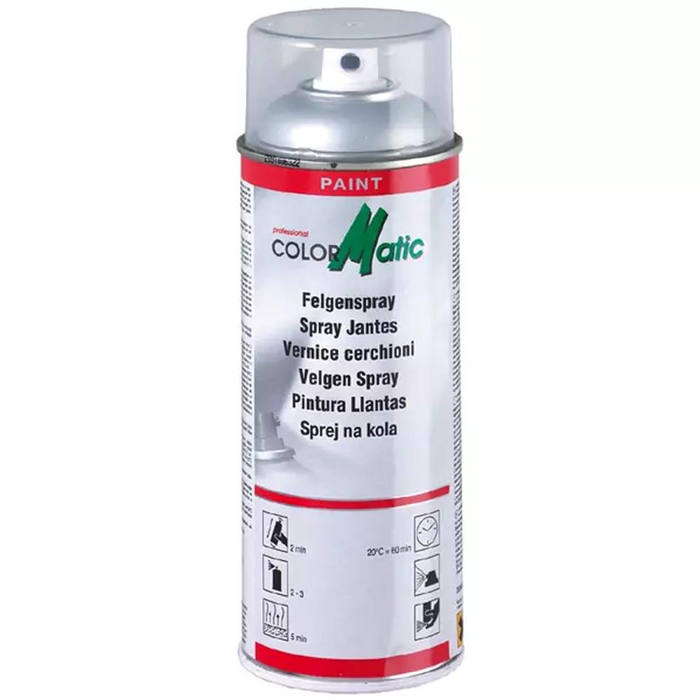 Colormatic Glossy Silver Rim Paint 400ml. DIAYTAR NIGERIA revolutionizes online retail with our vast selection and cost-effective delivery options.