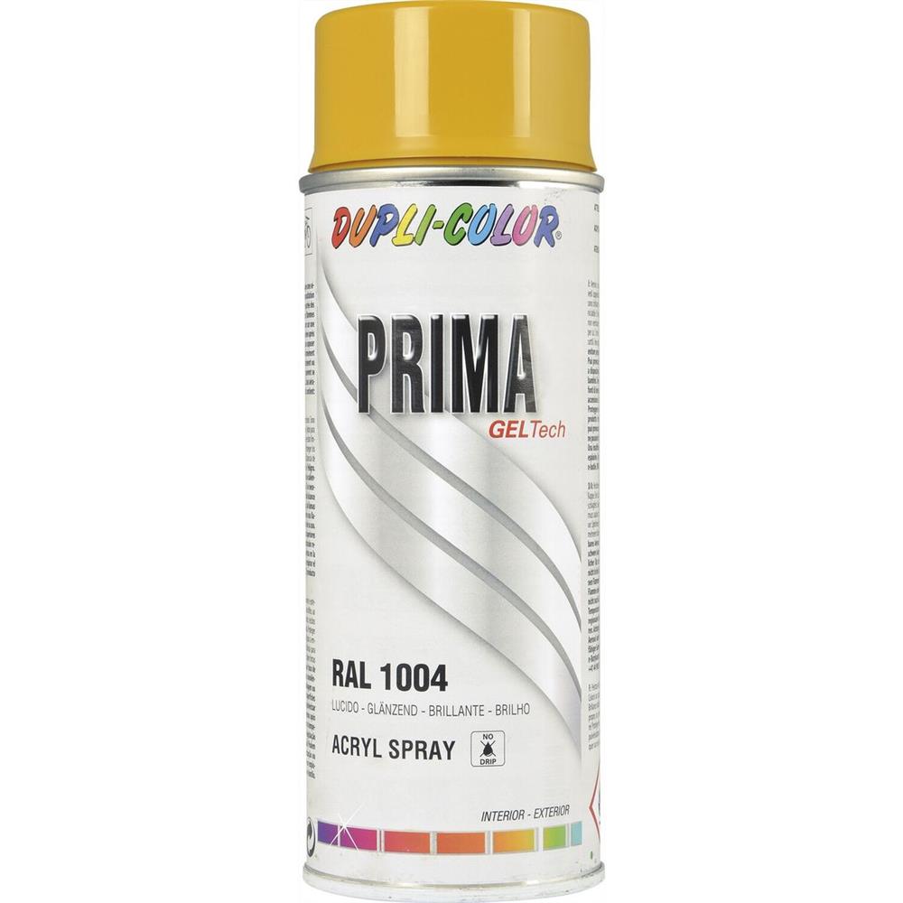 Prima Ral Paint 1004 Yellow Gold Brilliant 400ml Dual Color. DIAYTAR NIGERIA brings affordable shopping solutions to every corner of Nigeria in just 5-8 days.