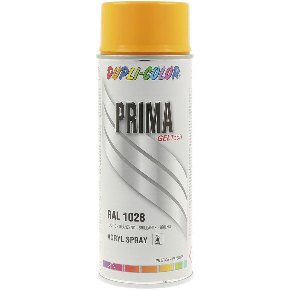 Prima ral paint 1028 melon yellow gloss 400ml dupli color. DIAYTAR NIGERIA: Where affordability meets reliability with thousands of products delivered promptly.