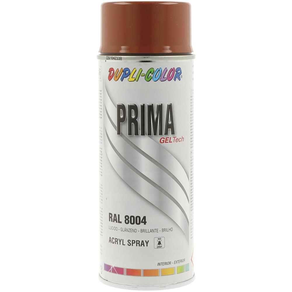 Prima Ral Paint 8004 Brown Copper Gloss 400ml Dual Color. DIAYTAR NIGERIA: Your gateway to affordable shopping with thousands of products delivered nationwide.