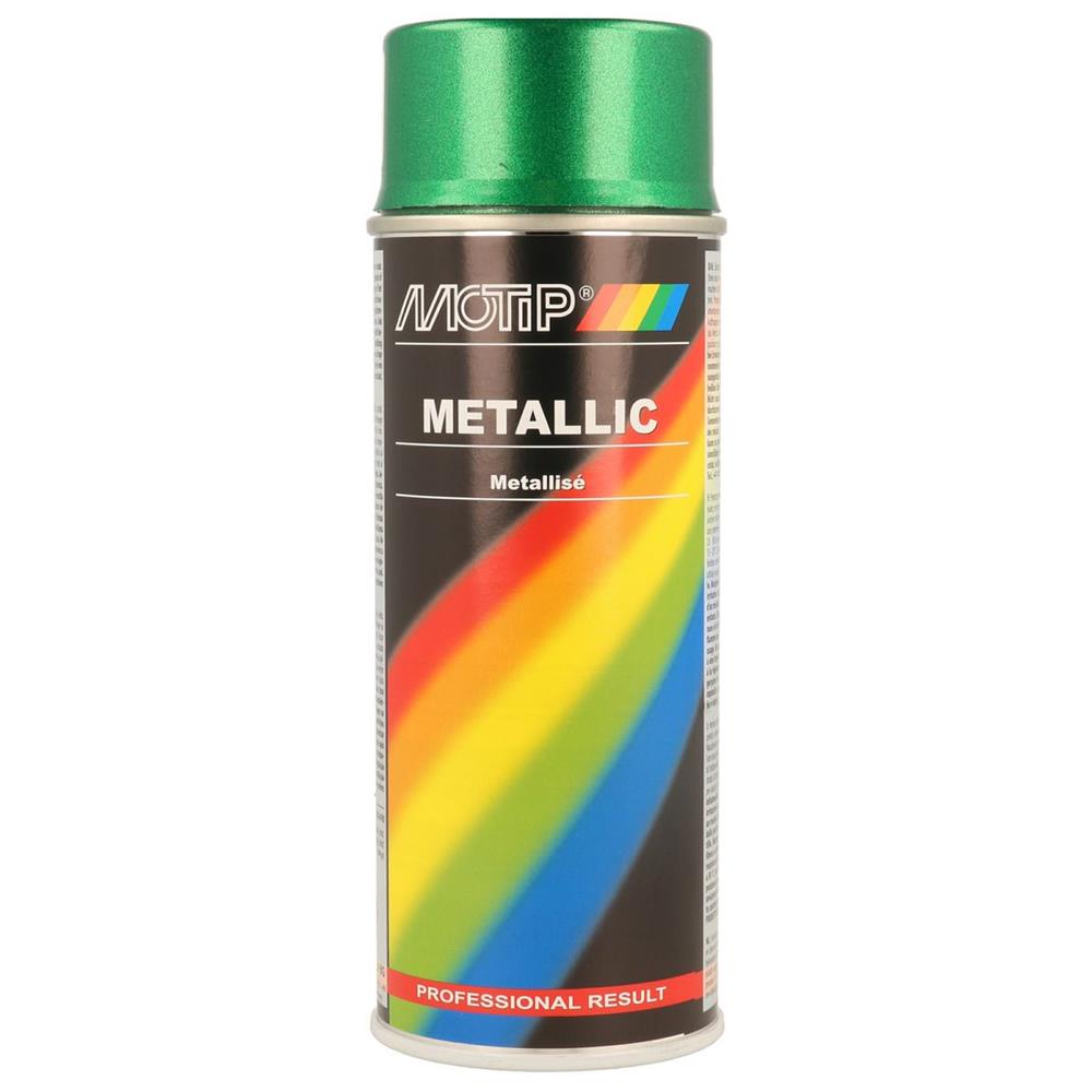 Green metallic paint aerosol 400ml motip. DIAYTAR NIGERIA: Your partner in affordable online shopping with dependable delivery within 8 days.