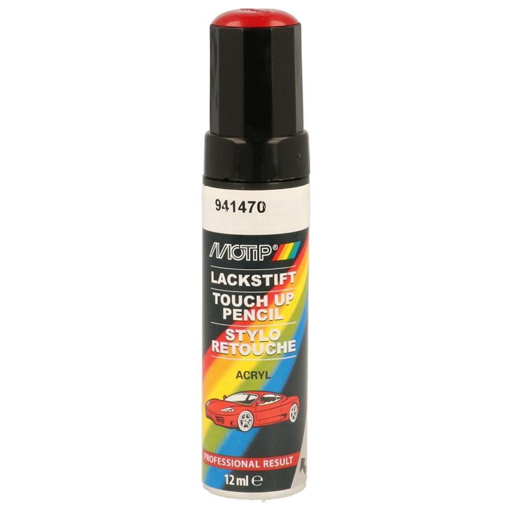 Motip Touch Up Brush 941470 Glossy Red 12ml. DIAYTAR NIGERIA: Bridging the gap between consumers and quality products with affordable nationwide shipping.