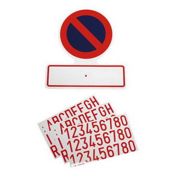 No parking sign with adhesive characters. DIAYTAR NIGERIA: Your partner in affordable online shopping with reliable 5-8 day shipping nationwide.