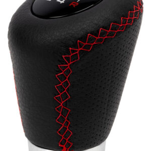 Black/red leather gear knob with reverse gear ring + 3 gear pads. Shop efficiently with DIAYTAR NIGERIA, offering thousands of products at unbeatable prices delivered promptly.