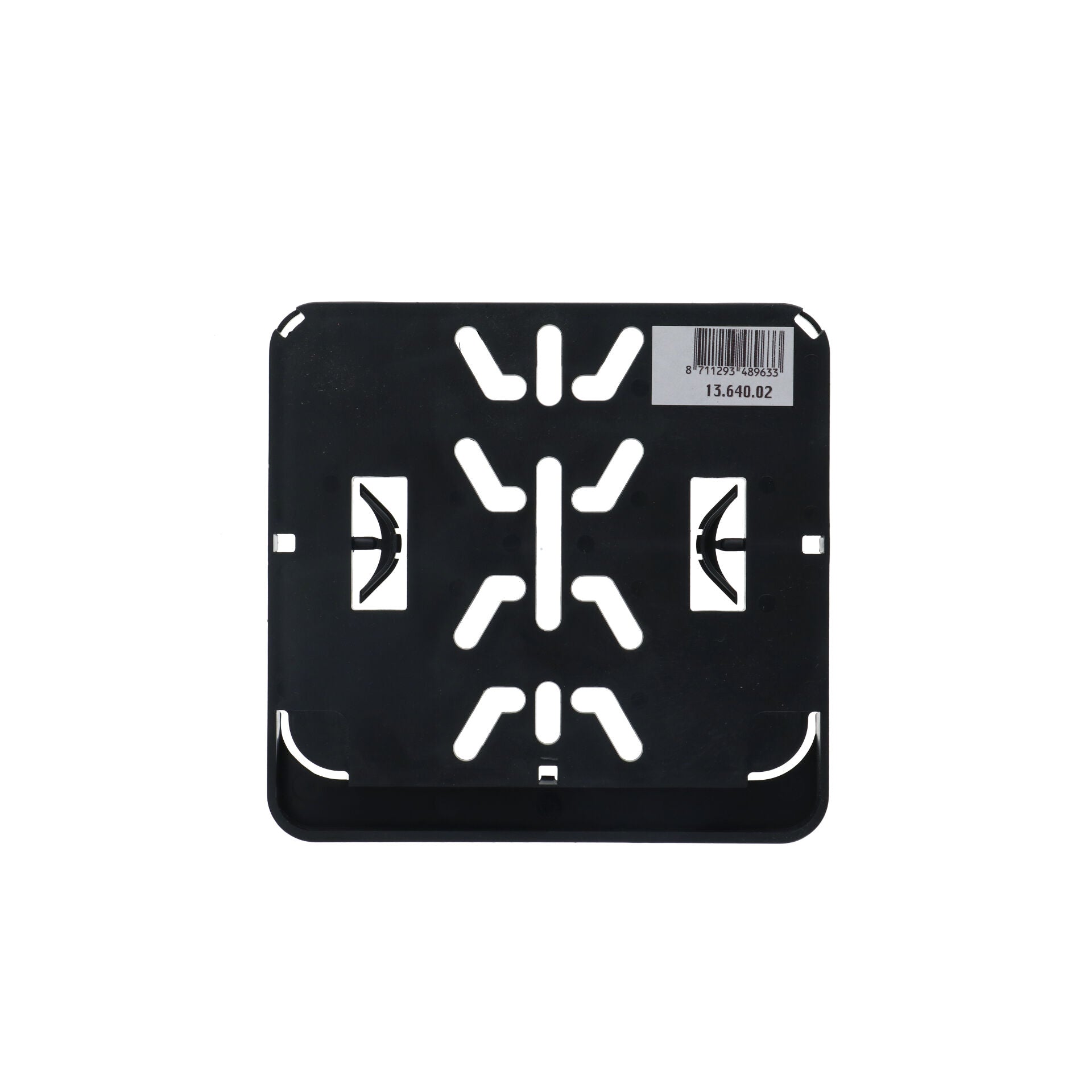 Scooter license plate holder 14.5x12.5cm black. DIAYTAR NIGERIA delivers more than products - we deliver affordable solutions within the week.