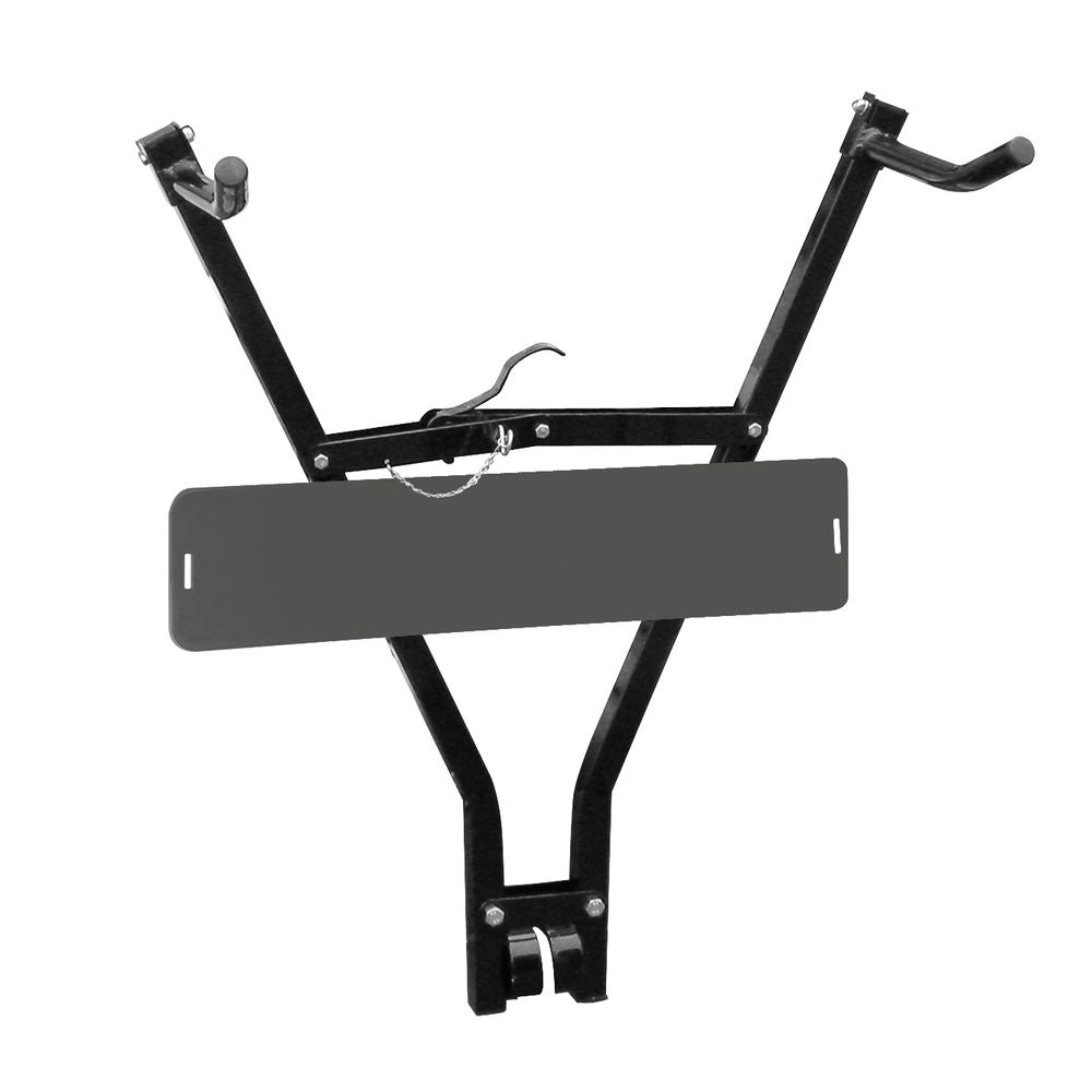 Universal 2-bike bike rack with license plate holder. Shop from our extensive catalog at DIAYTAR NIGERIA and enjoy doorstep delivery in just 5-8 days.