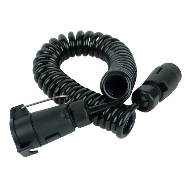 7-pin 0.75mm2 spiral trailer extension cord. DIAYTAR NIGERIA: Where quality products become affordable with our nationwide shipping service.
