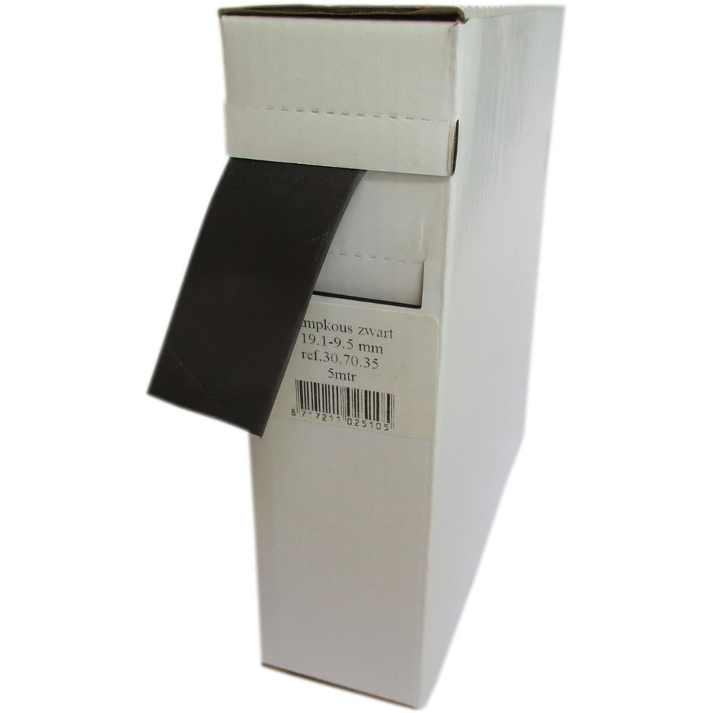 Heat shrink tubing roll 19.1->9.5mm 5m. Shop from anywhere in Nigeria with DIAYTAR's extensive selection and budget-friendly shipping options.