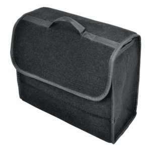 Medium black fabric storage/organizer bag for carpoint trunk. DIAYTAR NIGERIA: Your partner in affordable online retail with reliable shipping across Nigeria.