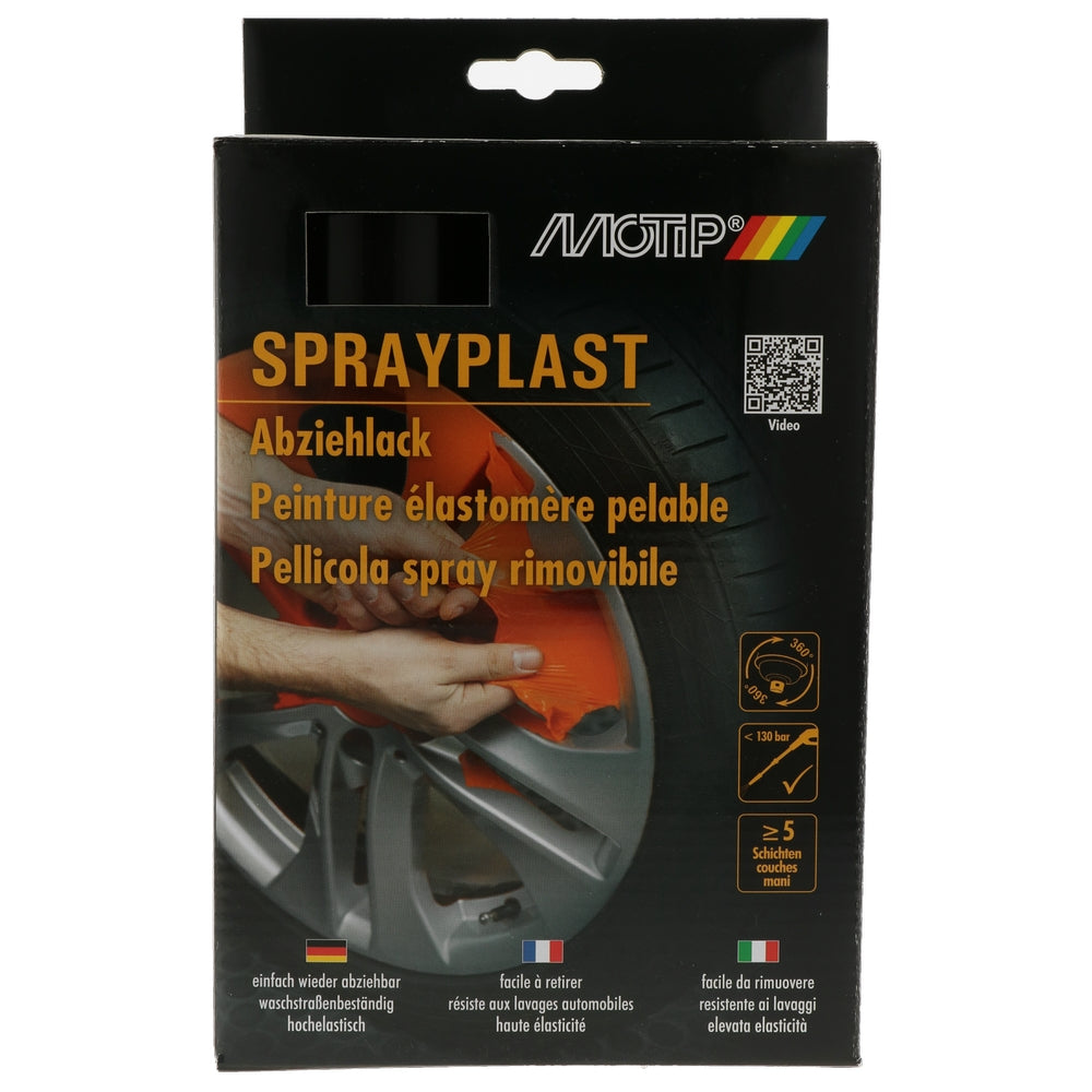 Motip Glossy Black Elastomere Peelable Paint Kit 2x 400ml. DIAYTAR NIGERIA delivers affordability and convenience with every purchase, shipped within the week.